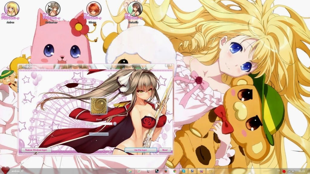 win7主题,甘城光辉游乐园,下载,动漫电脑主题