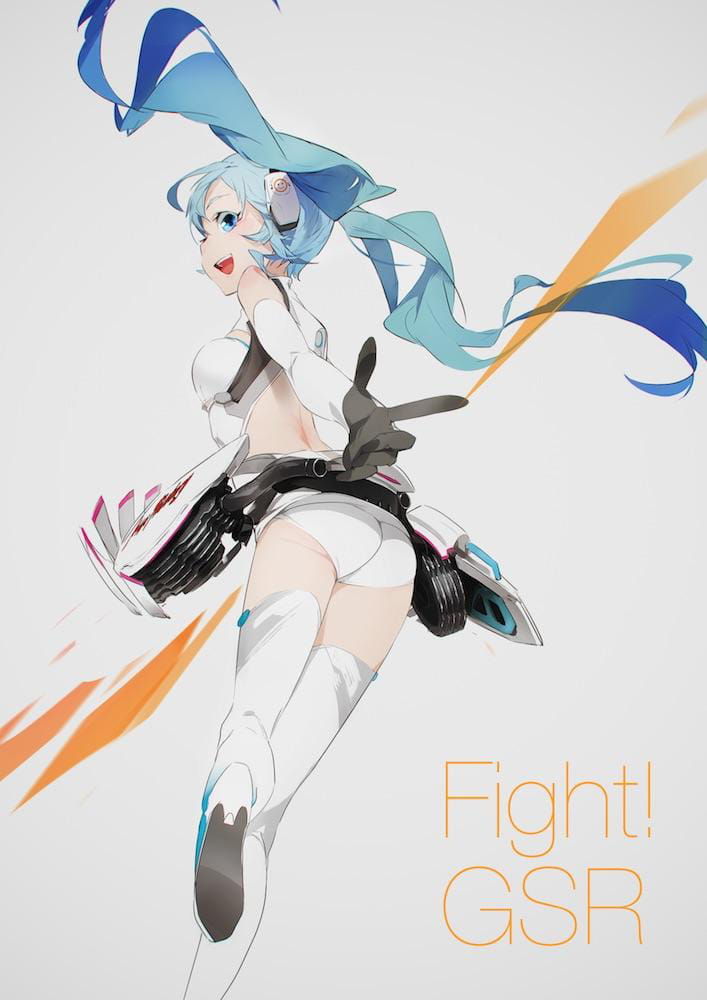 赛车女郎,初音未来