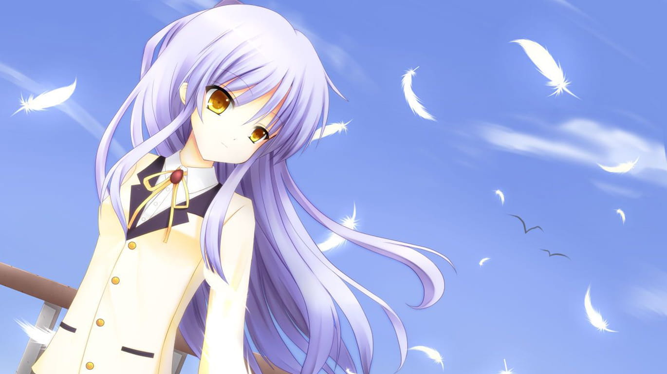 白毛,萌娘,二次元少女