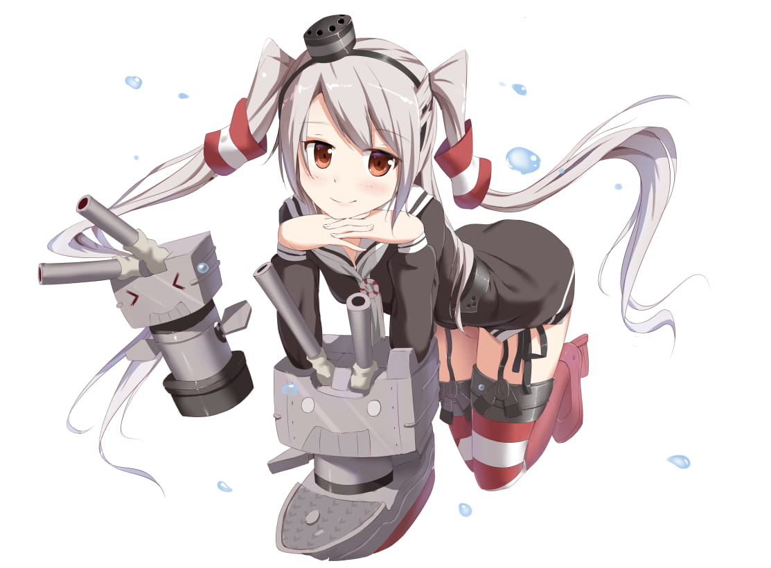 白毛,萌娘,二次元少女