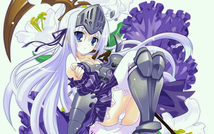 白毛,萌娘,二次元少女