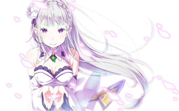 白毛,萌娘,二次元少女