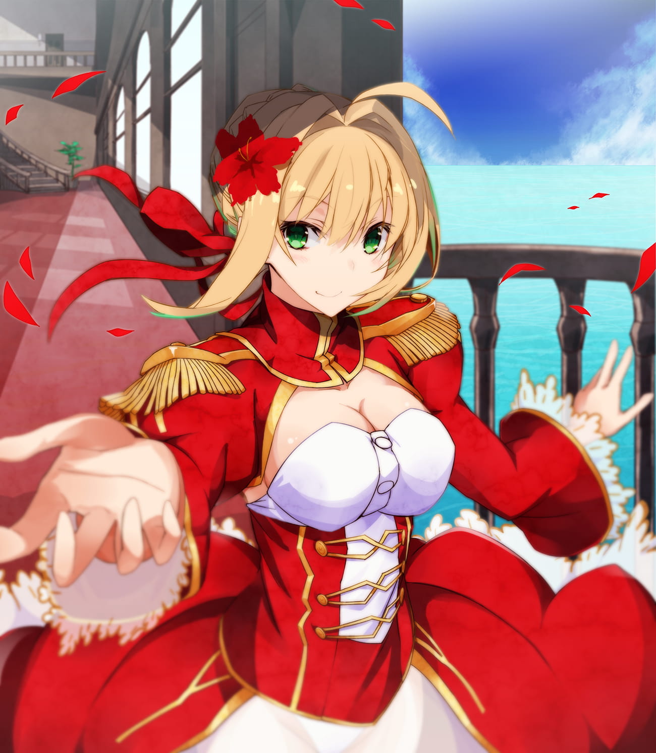 尼禄,Fate/Extra,win7主题,红saber,动漫电脑主题