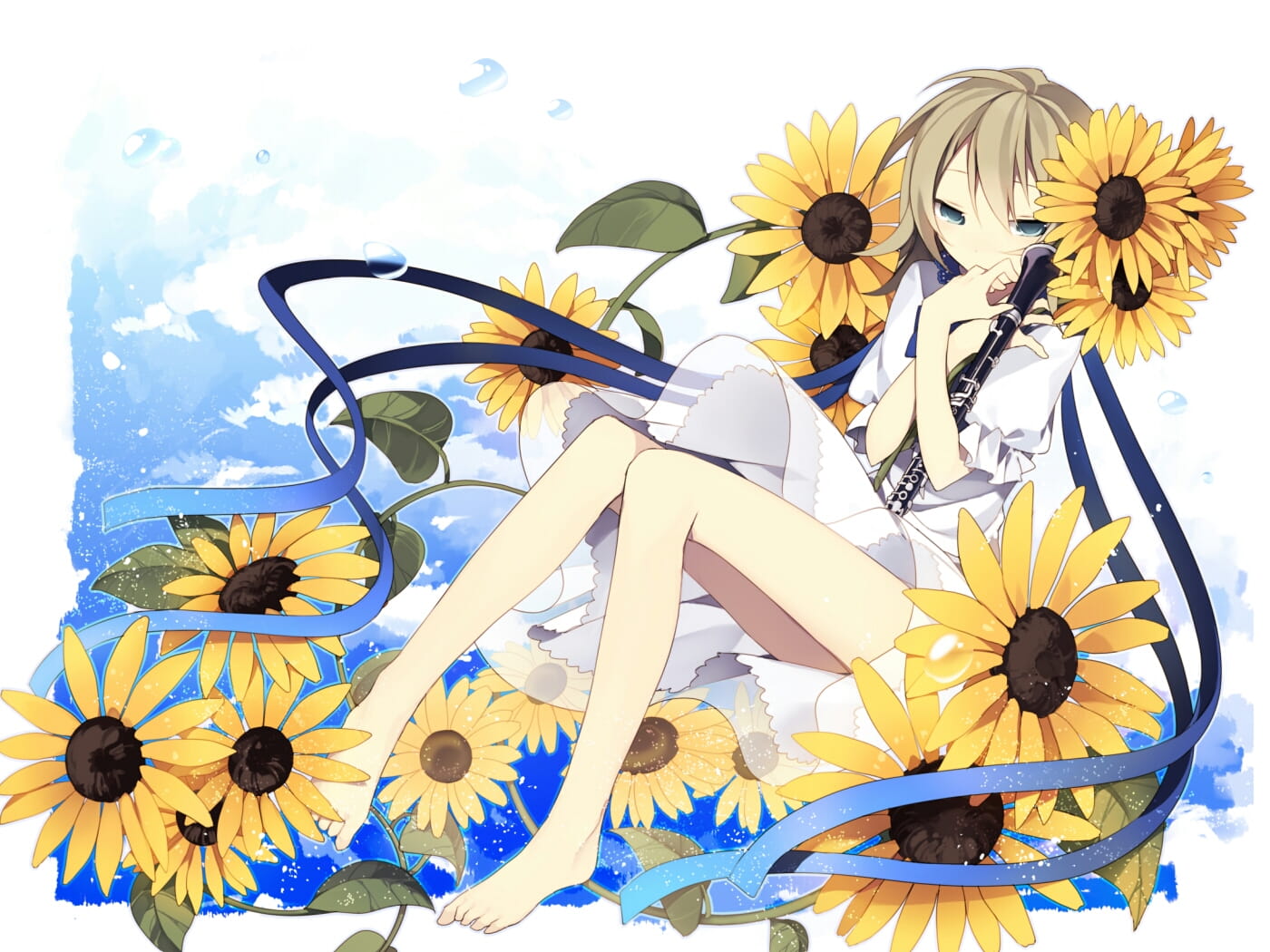 向日葵,花海,