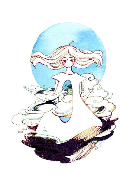 女生动漫头像,动漫女生头像,星空物语壁纸