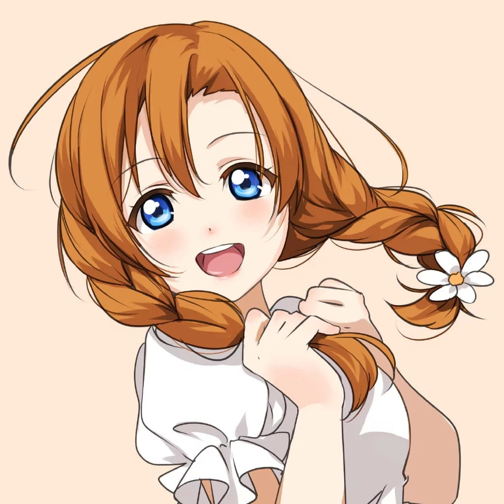 lovelive,麻花辫