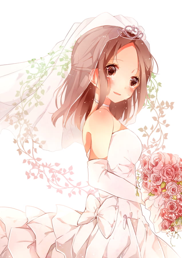 婚纱照,花嫁,动漫少女