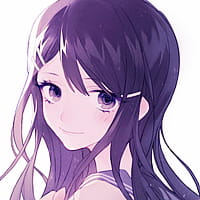 黑长直,少女,动漫女头
