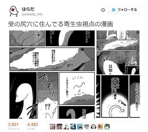 寄生虫视点的BL漫画引发大批银土党回忆