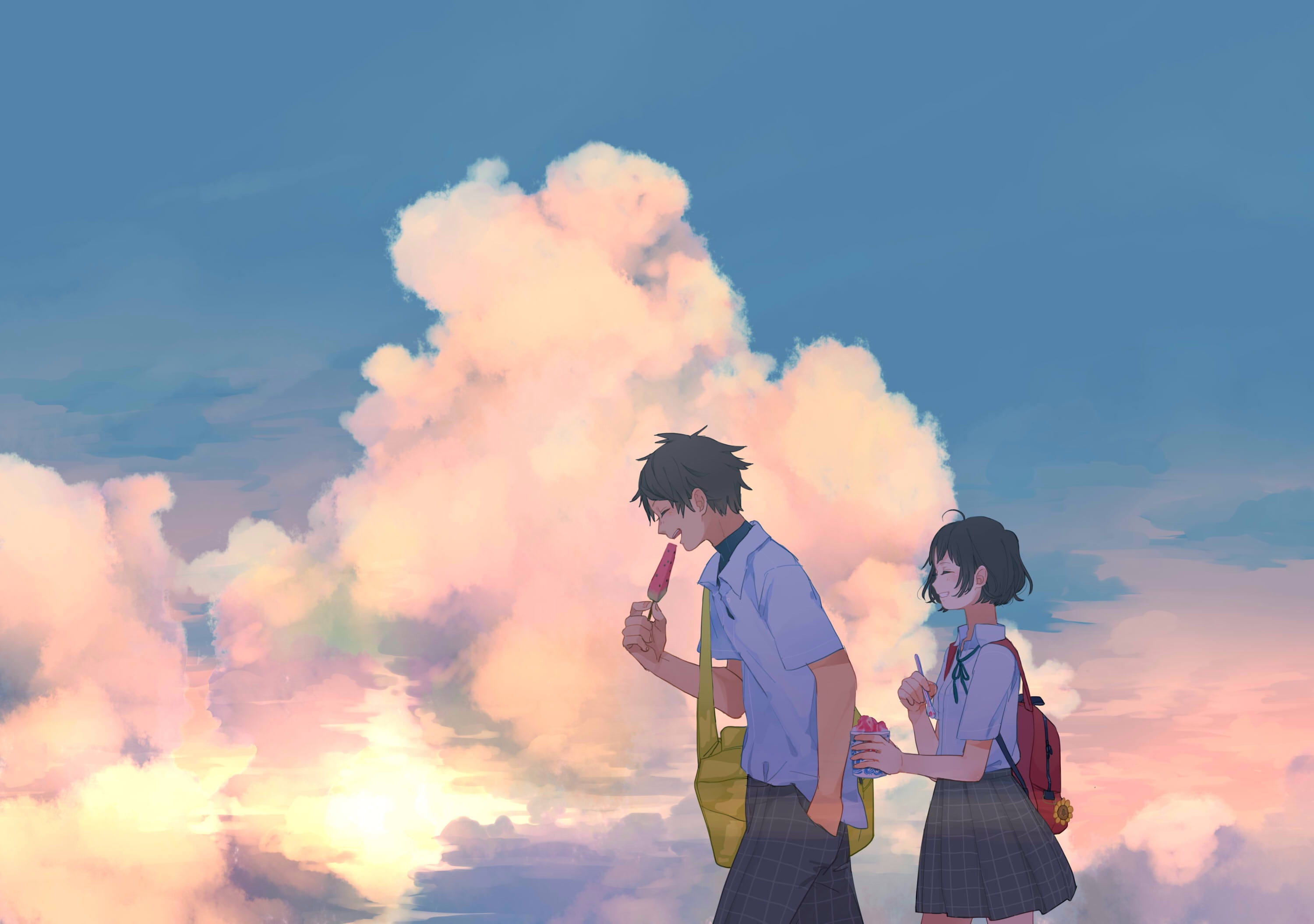 开学季,二次元风景