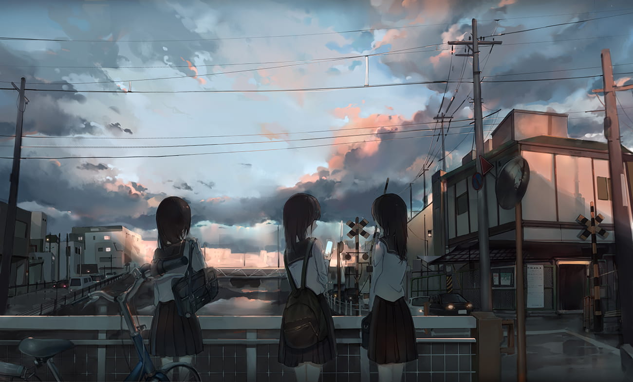 开学季,二次元风景