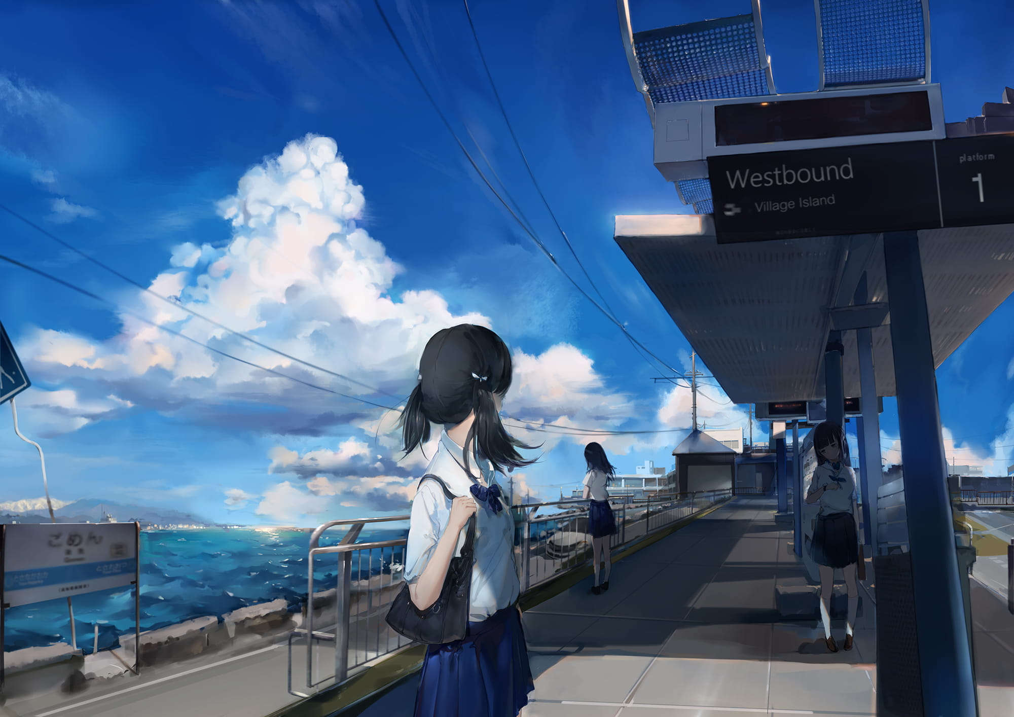 开学季,二次元风景
