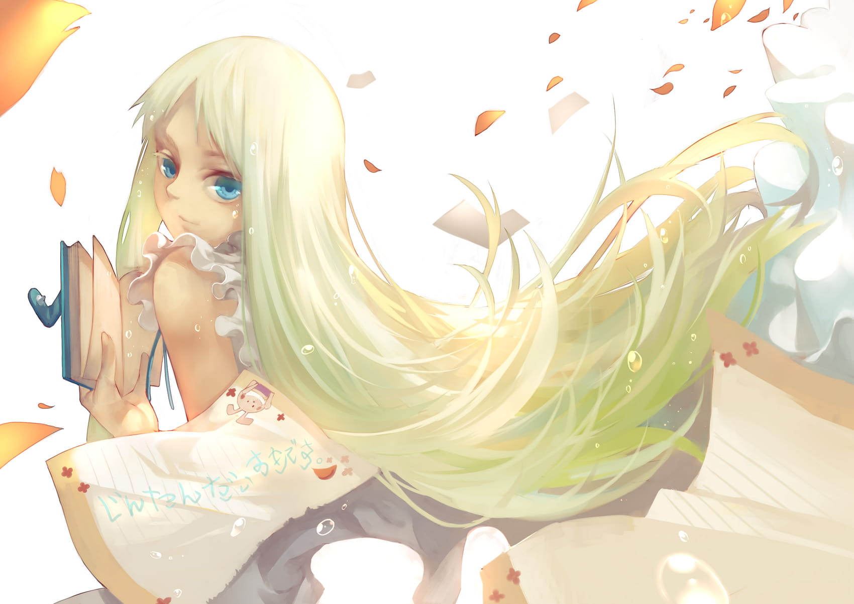 长直发,二次元少女,P站