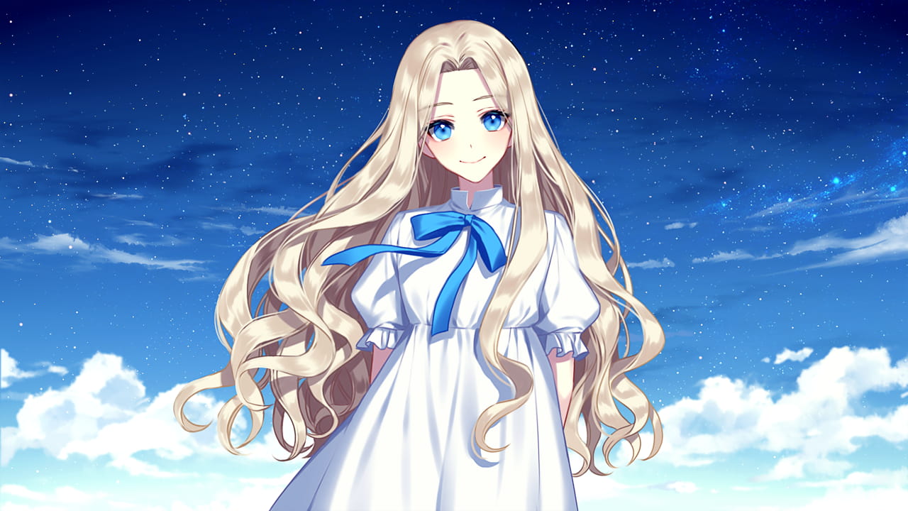 二次元少女,女生发型