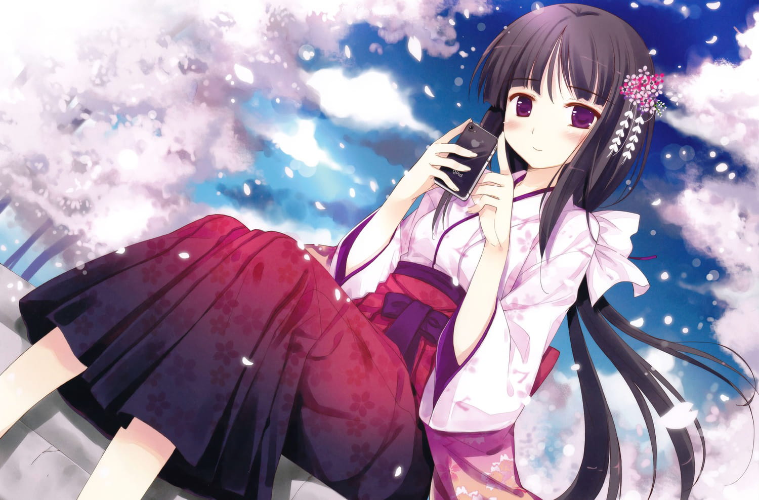 和服,浴衣,二次元少女