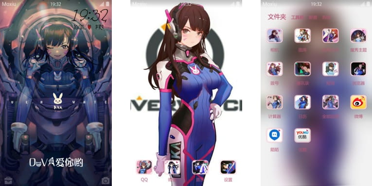 机甲美少女,D.Va,手机主题,下载
