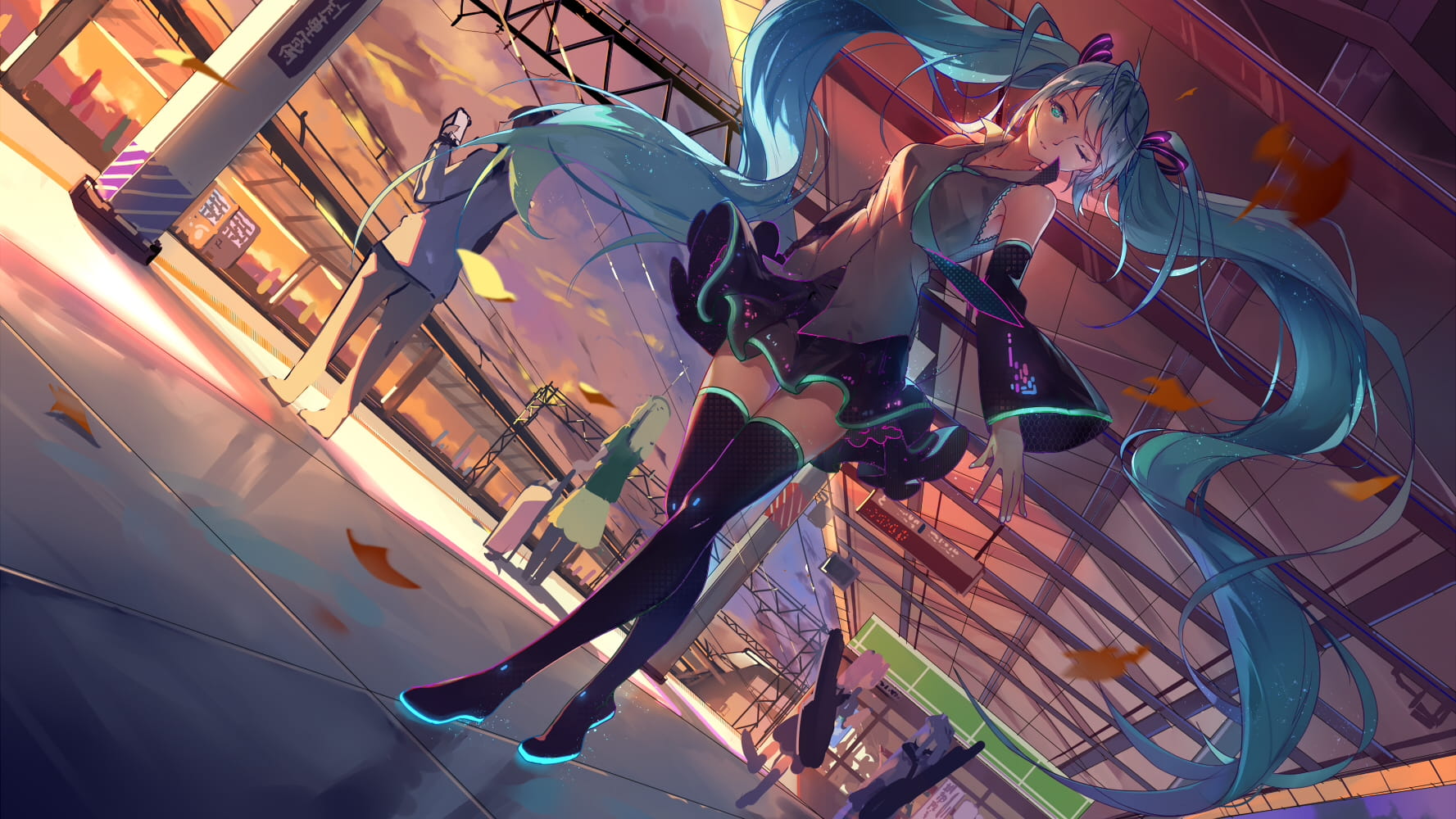 舰娘金刚,初音未来赛车服,圣女贞德,伊莉雅