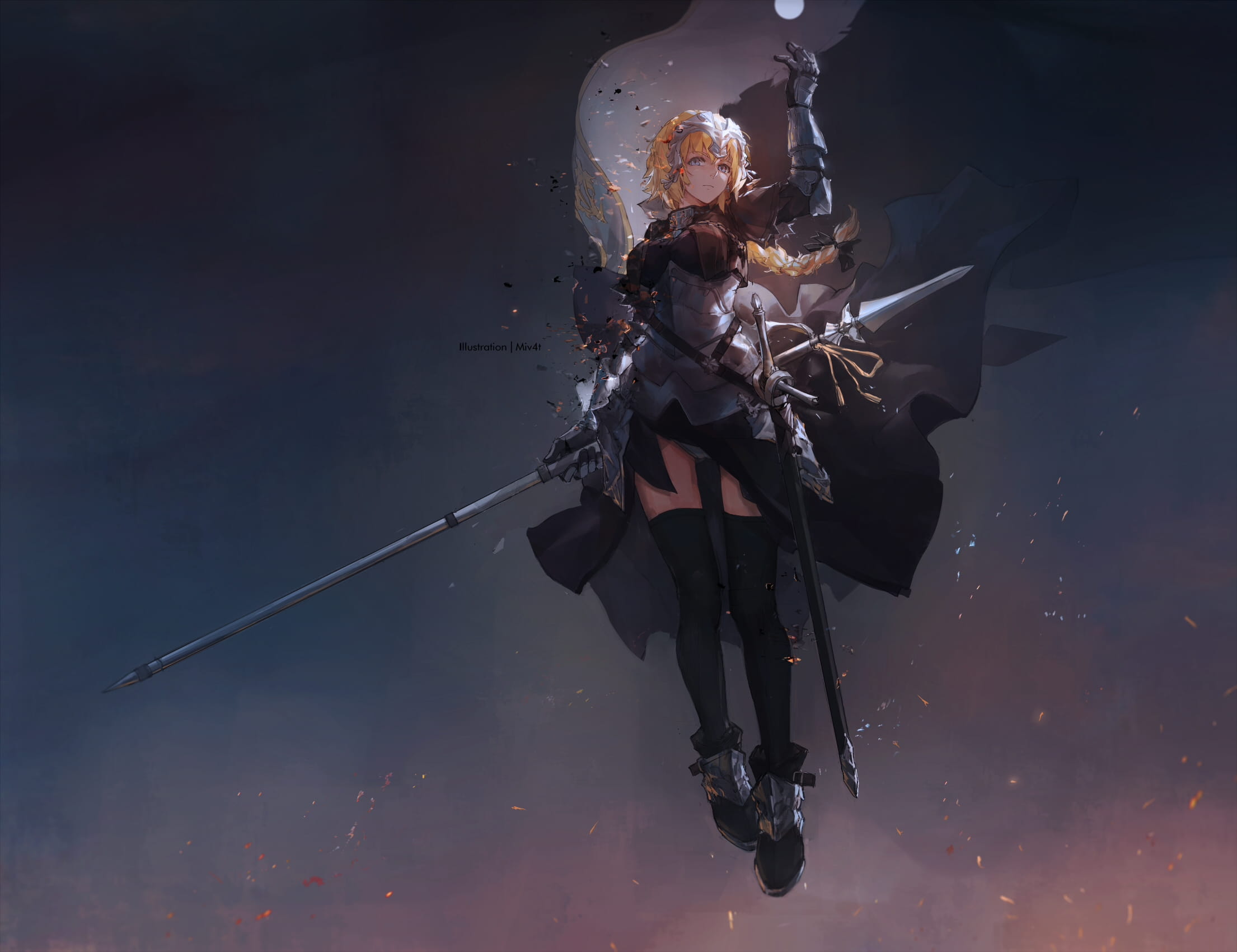 舰娘金刚,初音未来赛车服,圣女贞德,伊莉雅
