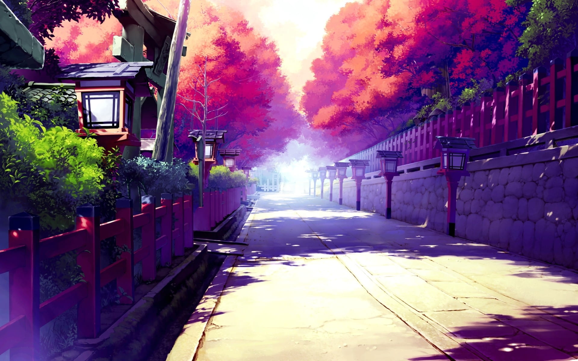 言叶之庭,新海诚,动漫风景