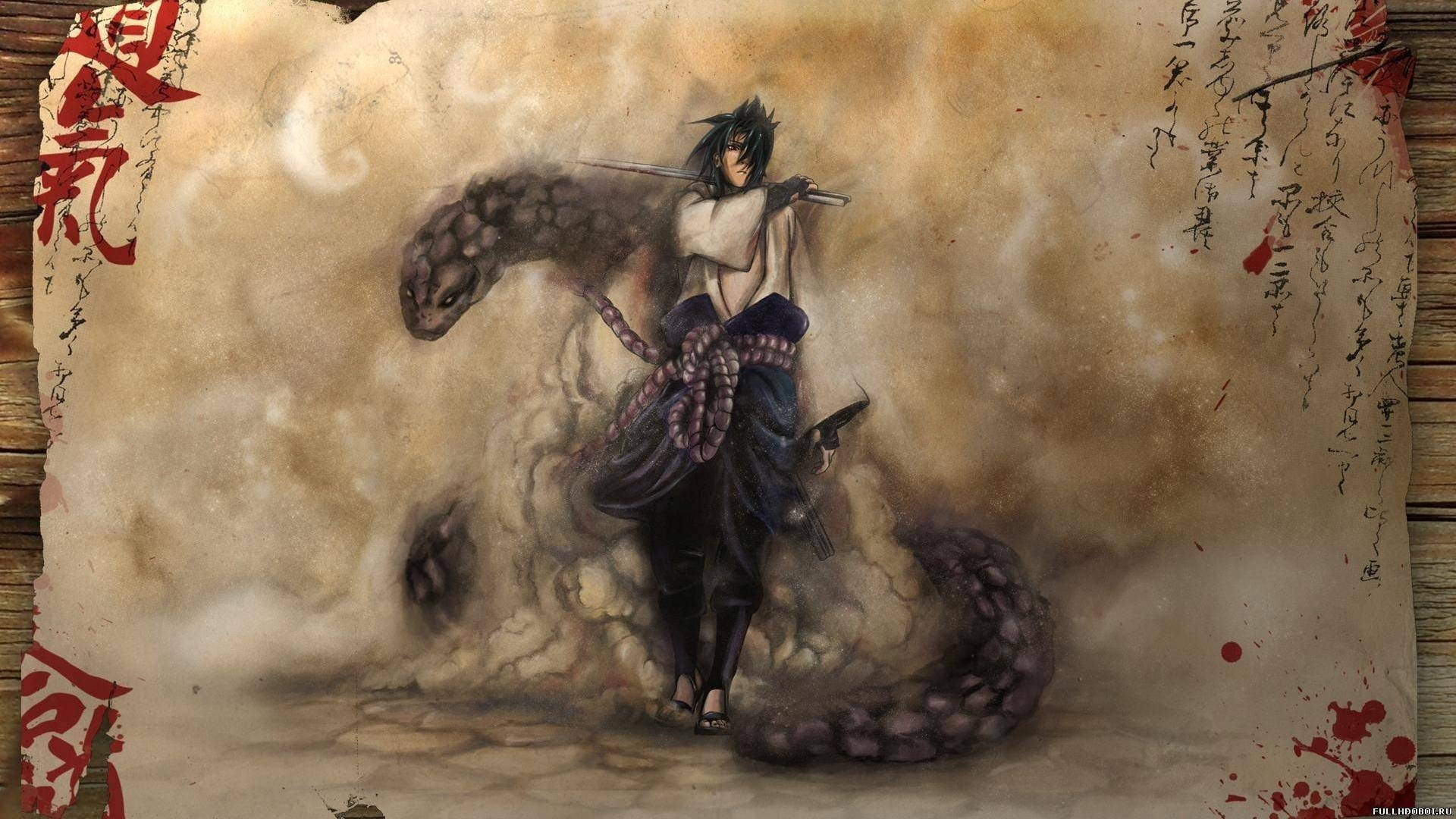 火影忍者ol,雏田,佐助,高清电脑壁纸