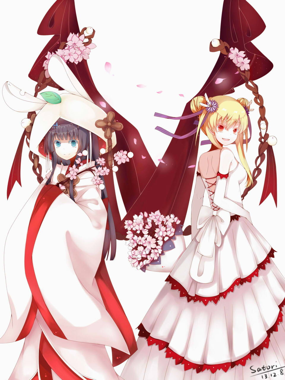 白无垢,花架,和服