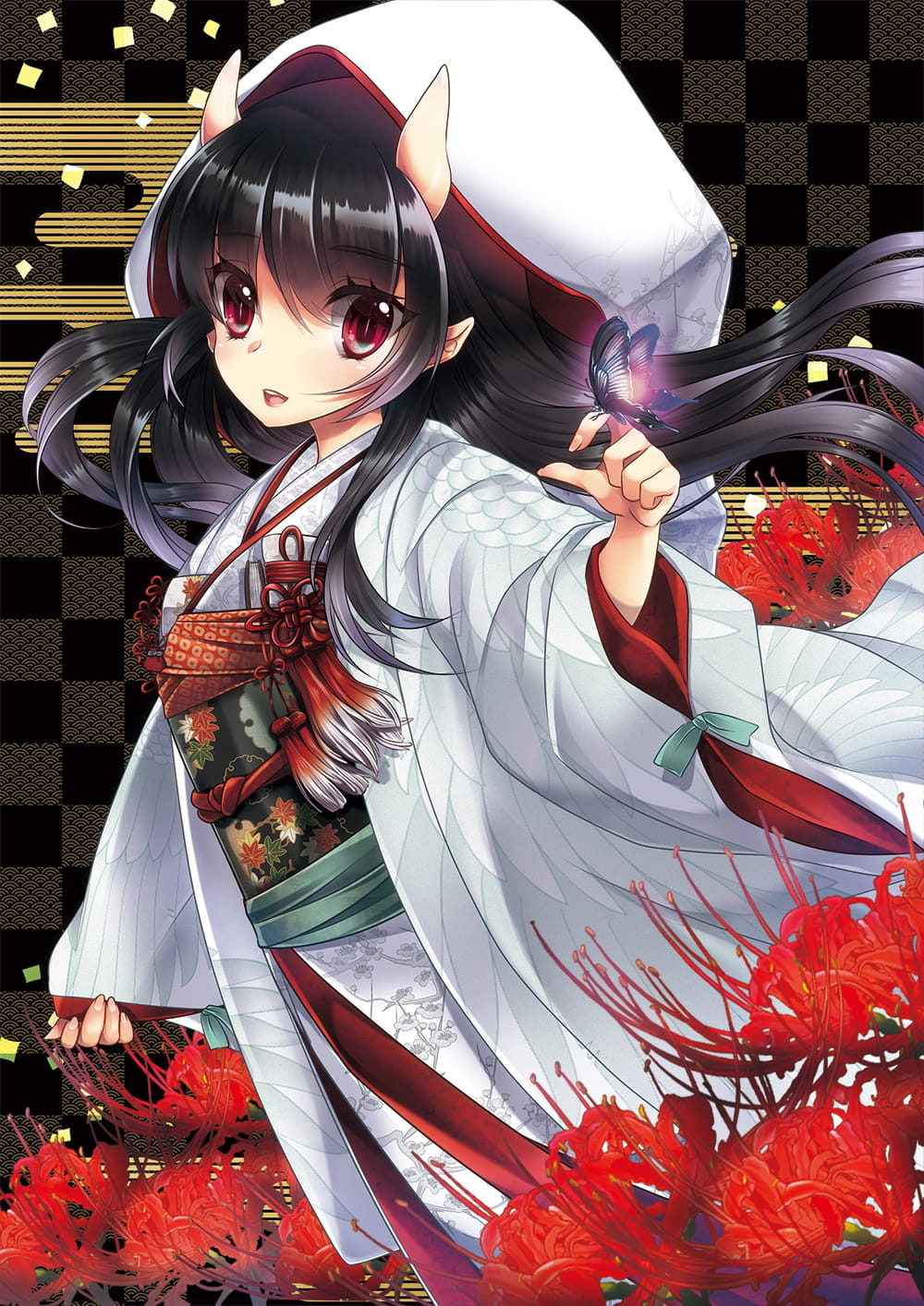 白无垢,花架,和服