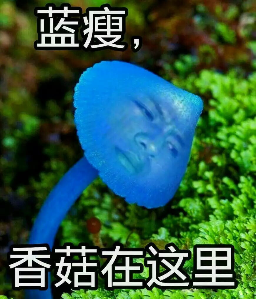 蓝瘦香菇,表情包