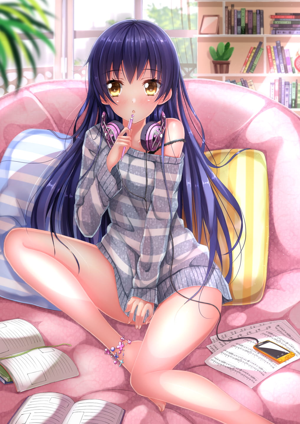 毛衣,少女,二次元