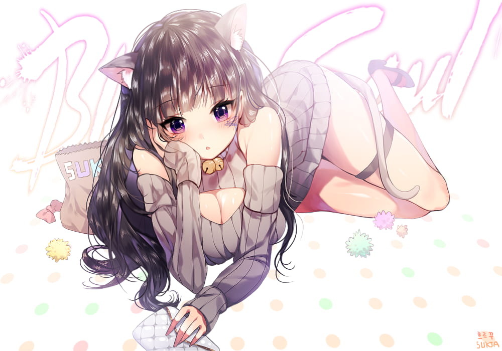 毛衣,少女,二次元