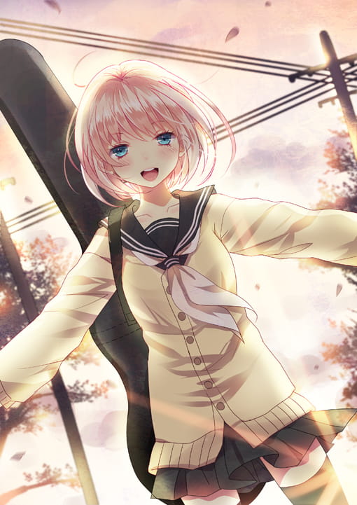 毛衣,少女,二次元