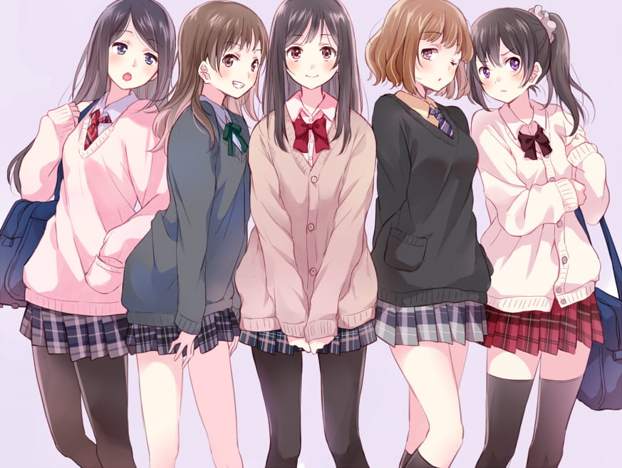 毛衣,少女,二次元