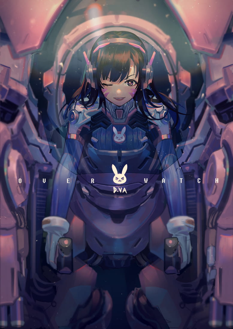 守望先锋,dva,宋哈娜,机甲