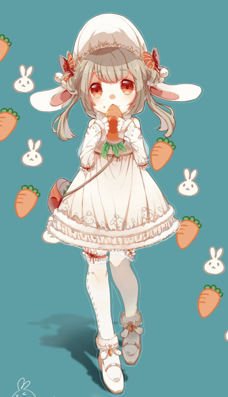 兽耳,手机壁纸,萌女
