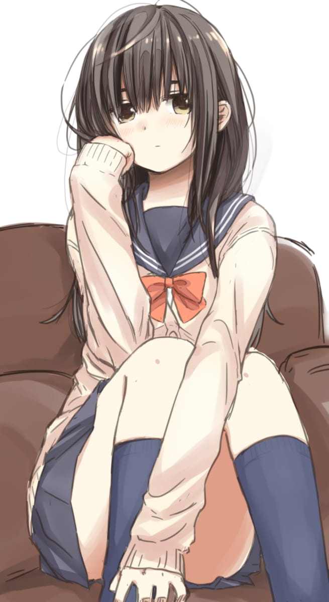 水手服,萝莉,萌女,手机壁纸