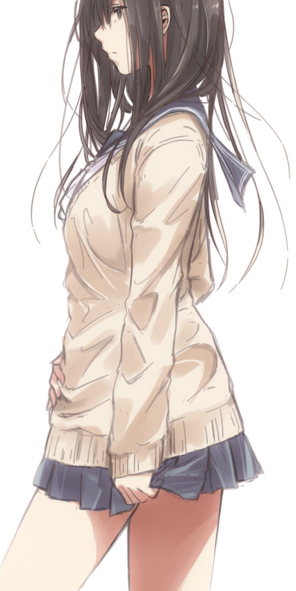 水手服,萝莉,萌女,手机壁纸