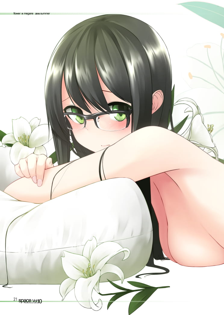 眼镜娘,萌女,少女,图片,二次元