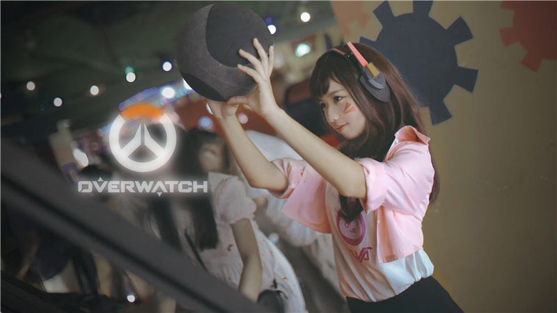 dva,守望先锋,cosplay,