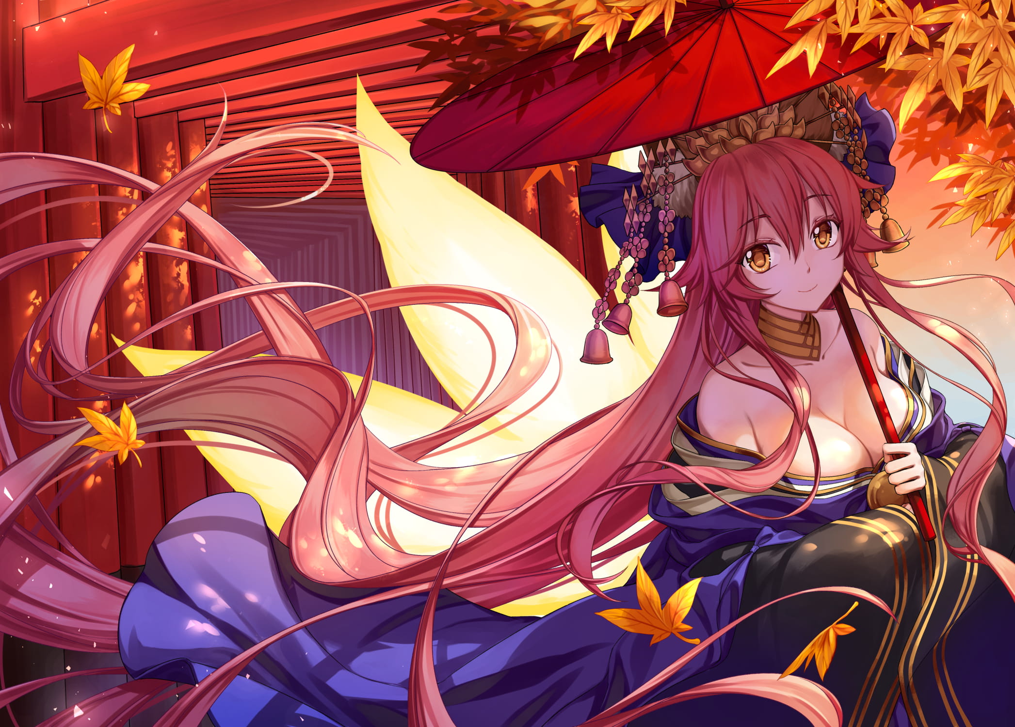 送你,一只,人妻狐,fate,系列,玉藻前,美图,fgo,动漫美图