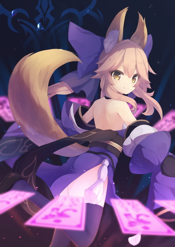 送你,一只,人妻狐,fate,系列,玉藻前,美图,fgo,动漫美图