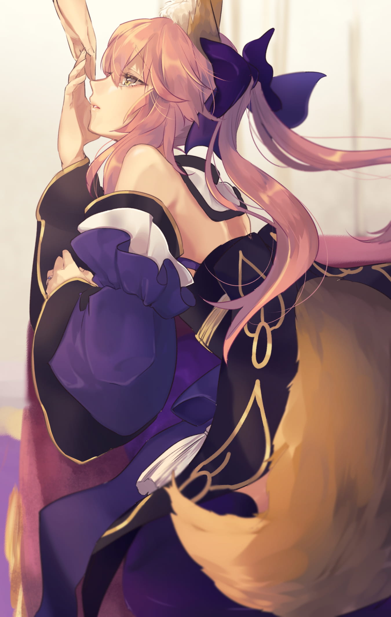 送你,一只,人妻狐,fate,系列,玉藻前,美图,fgo,动漫美图