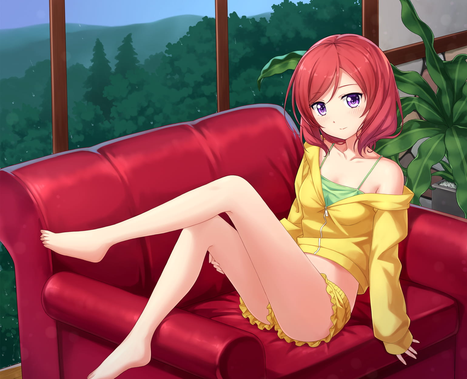 少女,美腿,二次元