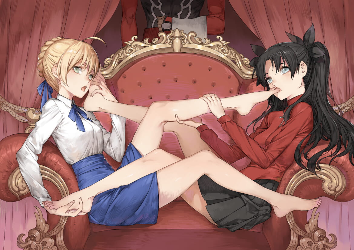 少女,美腿,二次元