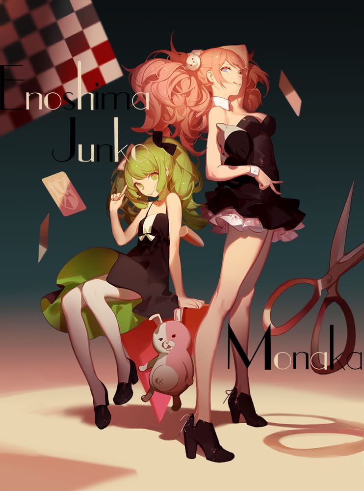 弹丸论破,江之岛盾子,少女,本子