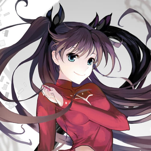 远坂凛,动漫女头,二次元少女