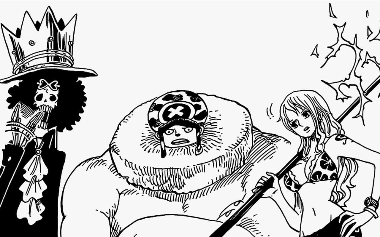海贼王壁纸,海贼王漫画,海贼王黑白壁纸