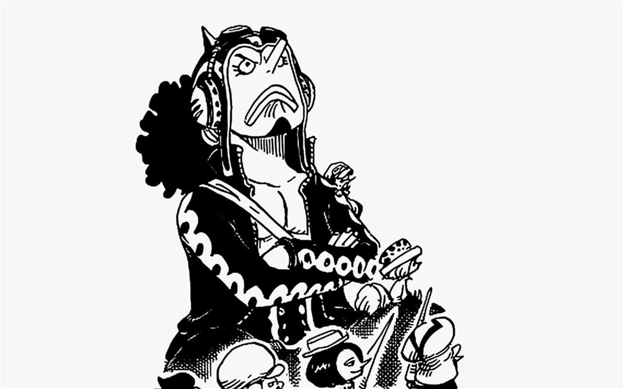 海贼王壁纸,海贼王漫画,海贼王黑白壁纸