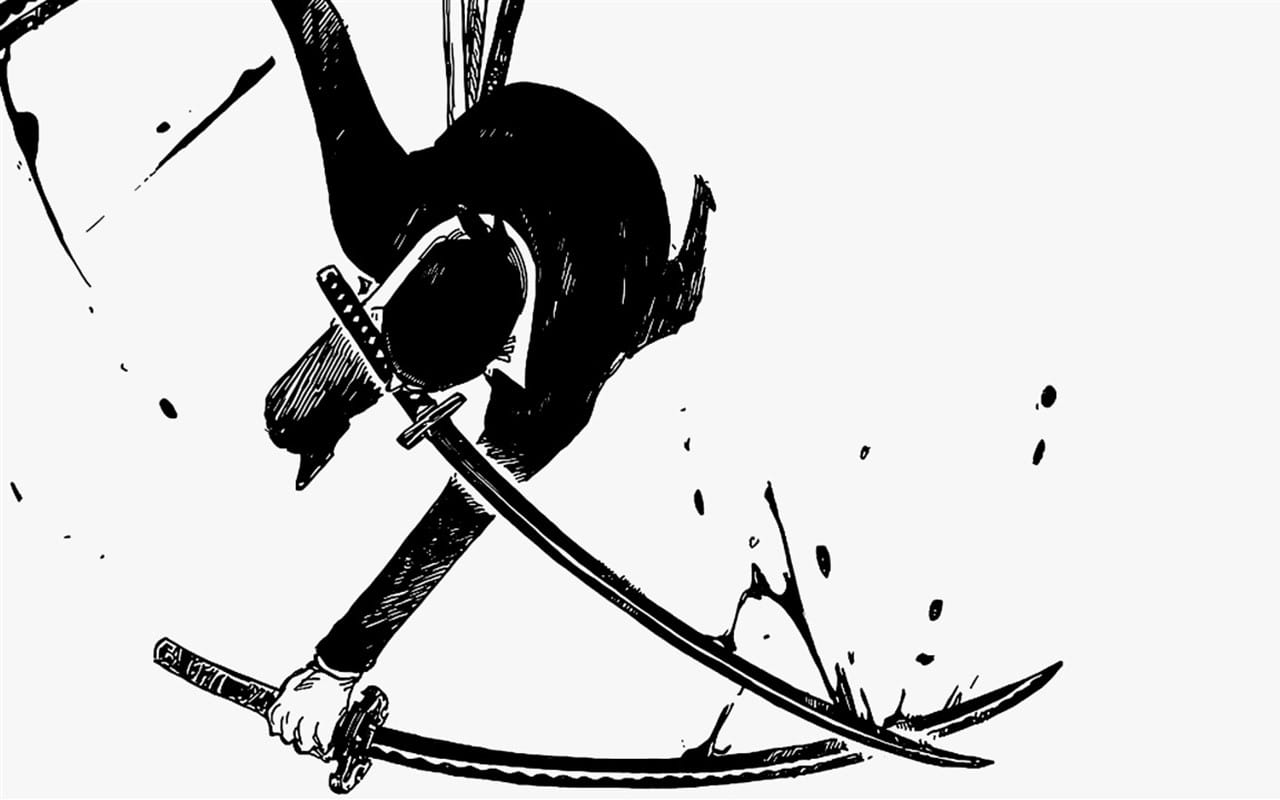 海贼王壁纸,海贼王漫画,海贼王黑白壁纸