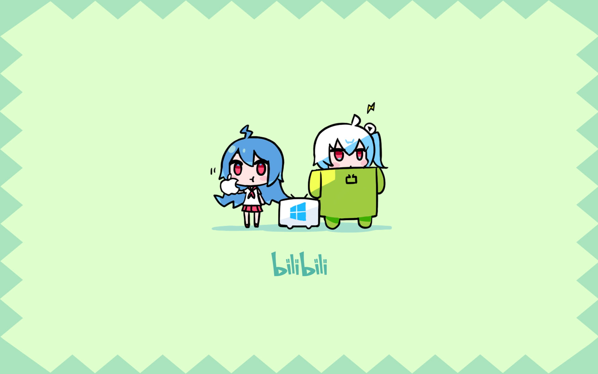 bilibili娘壁纸,哔哩哔哩娘