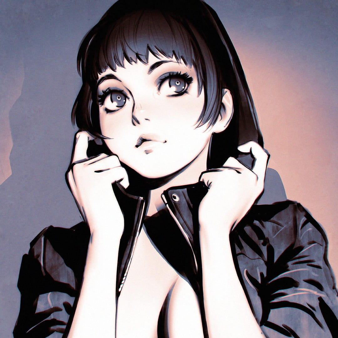 动漫女头,二次元