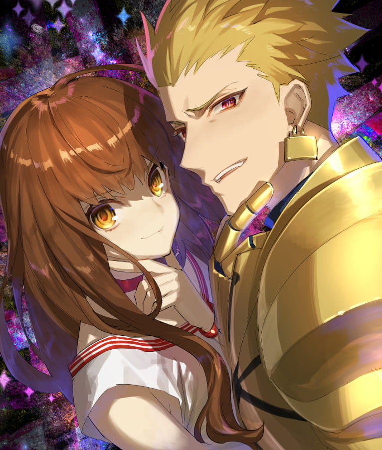 fate,吉尔伽美什,金闪闪,动漫手机壁纸